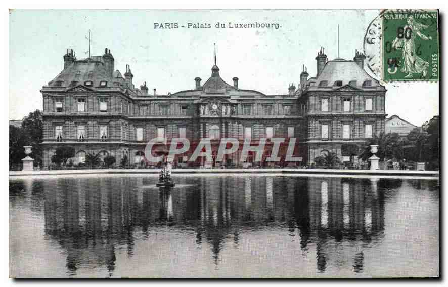 CPA Paris Palais du Luxembourg