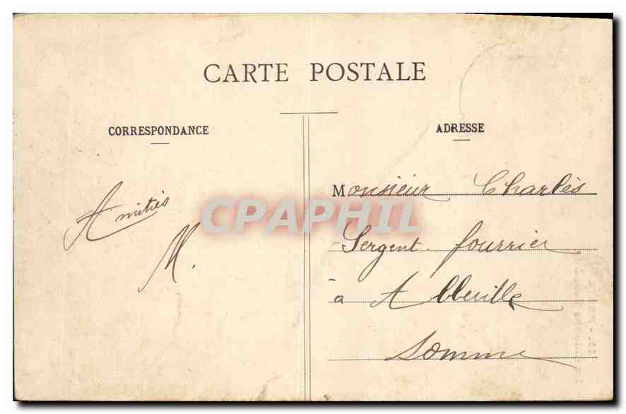 CPA Paris La Colonade Vendome — Rückseite