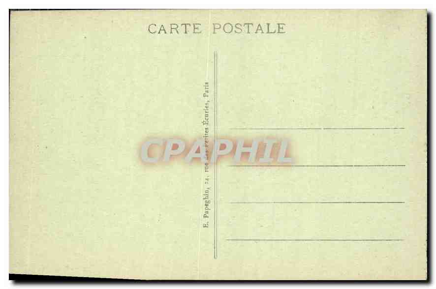 CPA Paris Le Dome des Invalides — Rückseite