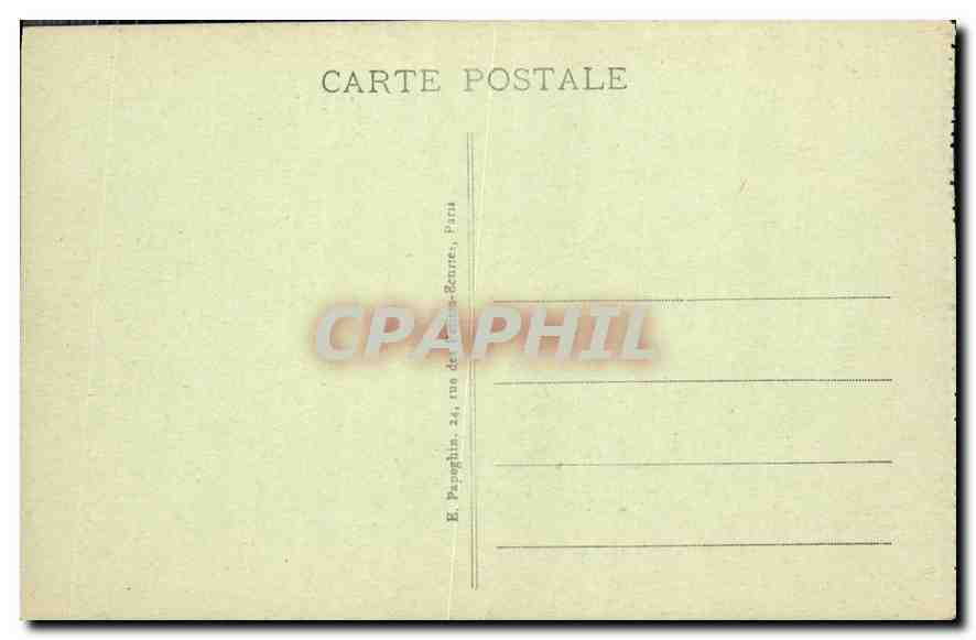 CPA Paris La Madeleine — Verso