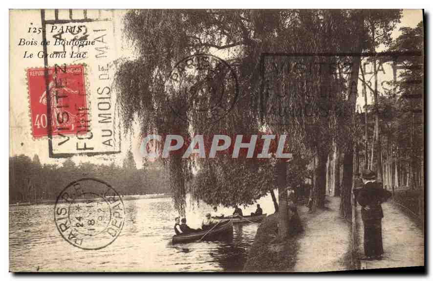 CPA Paris Bois de Boulogne Le Grand Lac