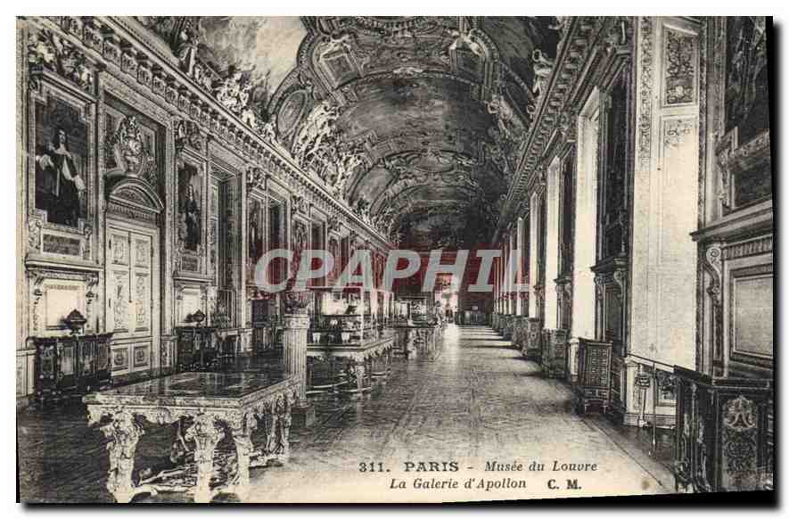 CPA Paris Musee du Louvre La Galerie d'Apollon