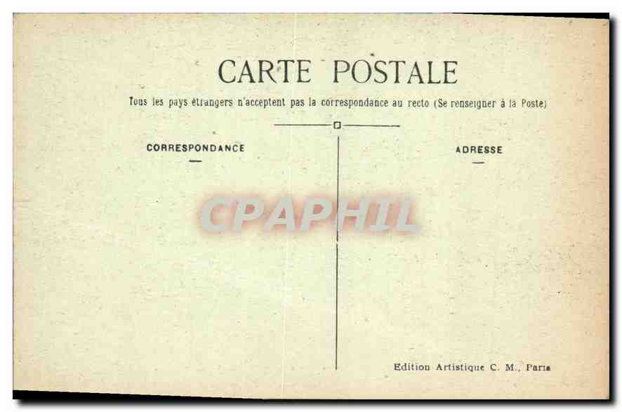 CPA Paris Musee du Louvre La Galerie d'Apollon — Rückseite