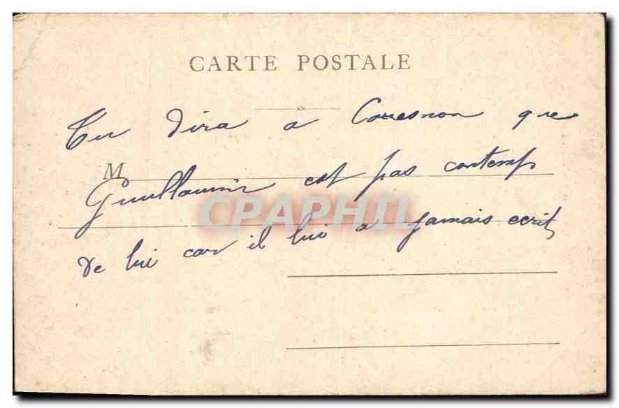 CPA Paris Messonnier — Rückseite