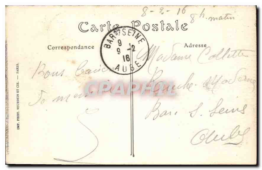 CPA Paris Bois de Boulogne Le Grand Lac — Rückseite