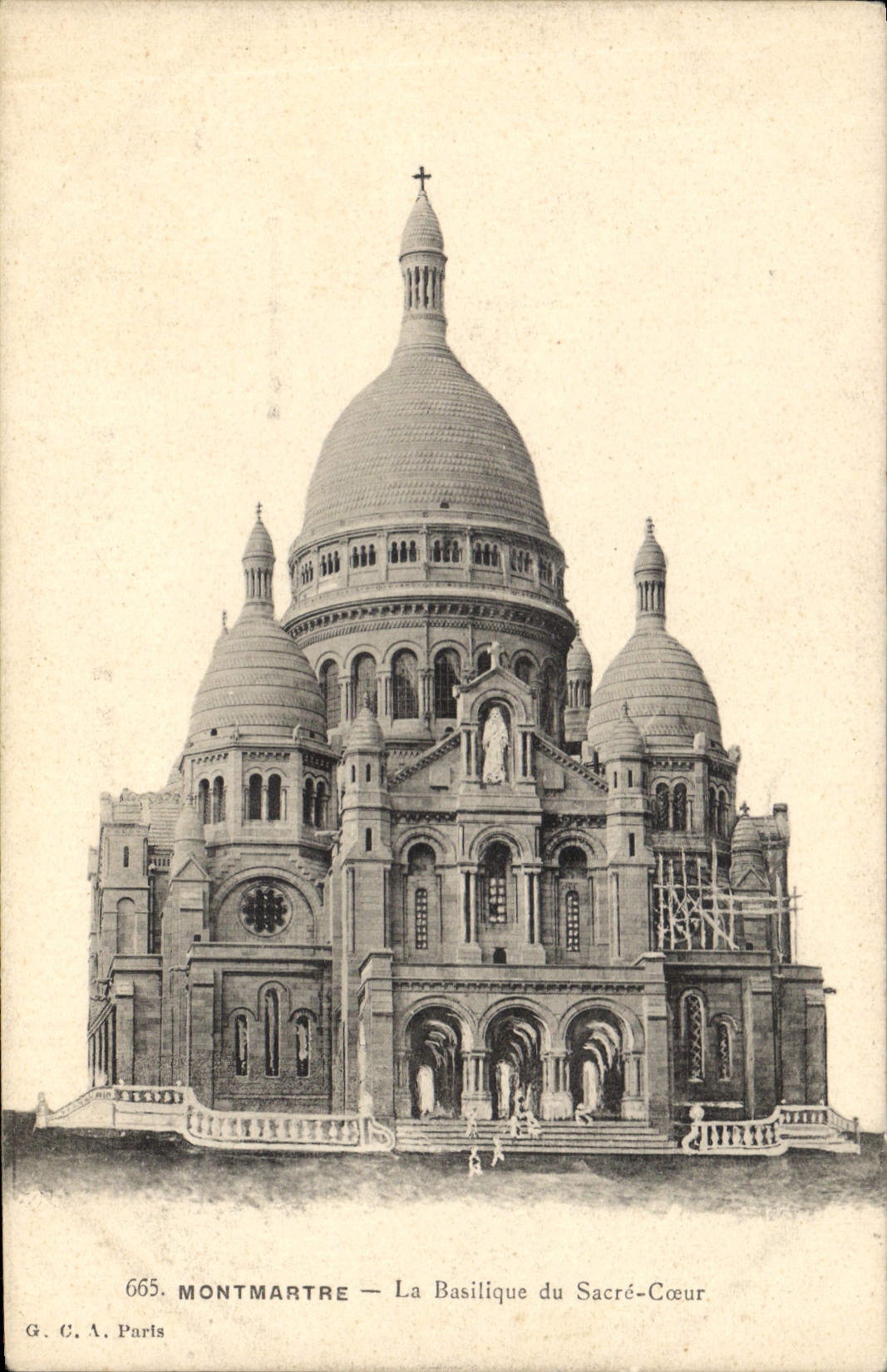 CPA Paris Montmartre La Basilique du Sacre Coeur