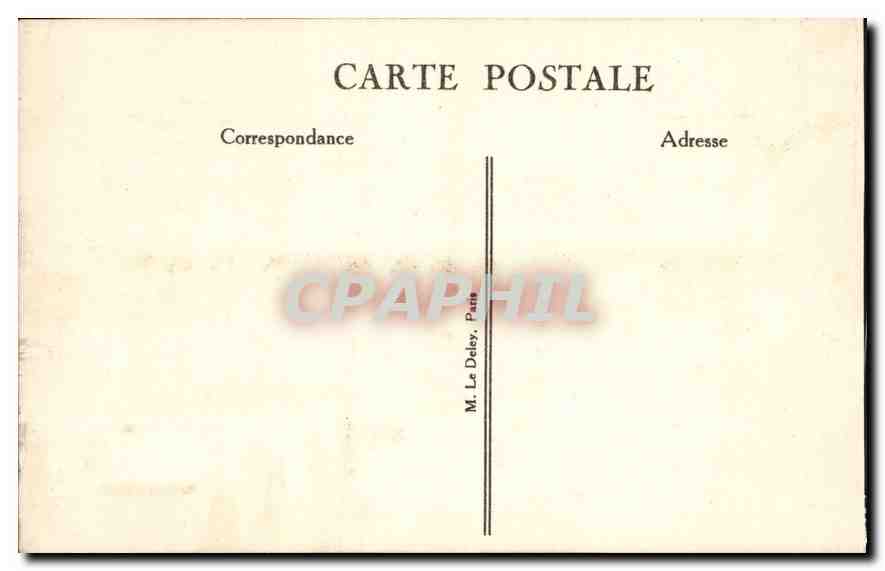 CPA Paris Hotel des Invalides — Rückseite