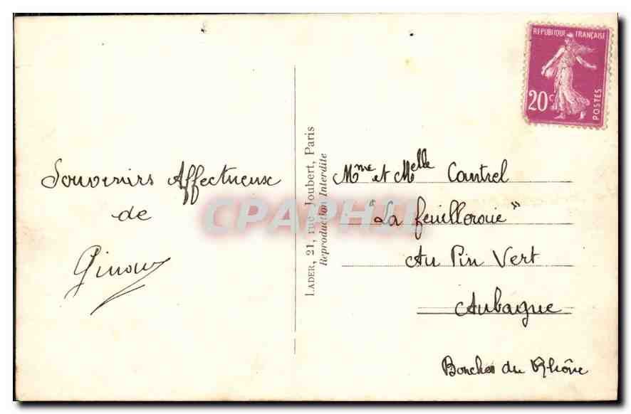 CPA Paris La Nuit Notre Dame — Verso