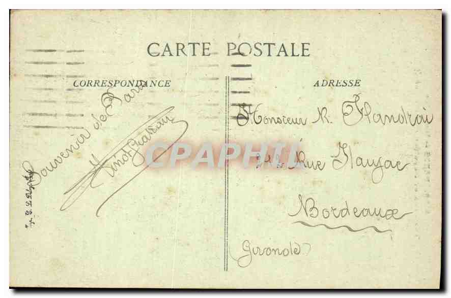 CPA Paris Invalides Tombeau de Napoleon Ier vue de cote — Rückseite