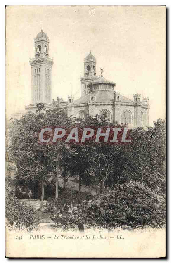 CPA Paris Le Trocadero et les Jardins