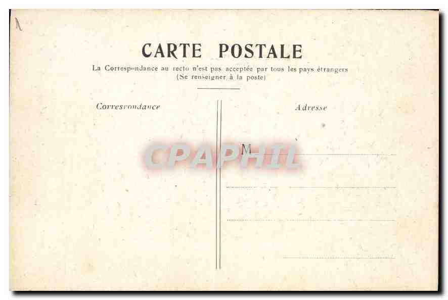 CPA Paris Notre Dame — Verso