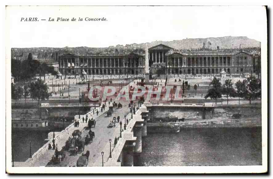 CPA Paris Place de la Concorde