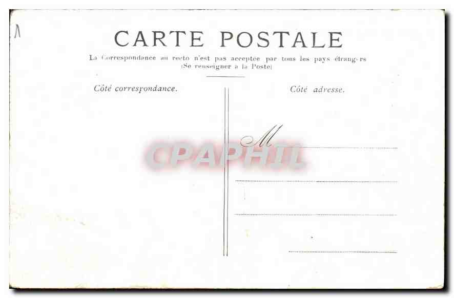 CPA Paris Place de la Concorde — Rückseite