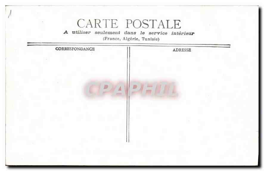CPA Paris Le Conseil d'Etat du Palais Royal — Rückseite