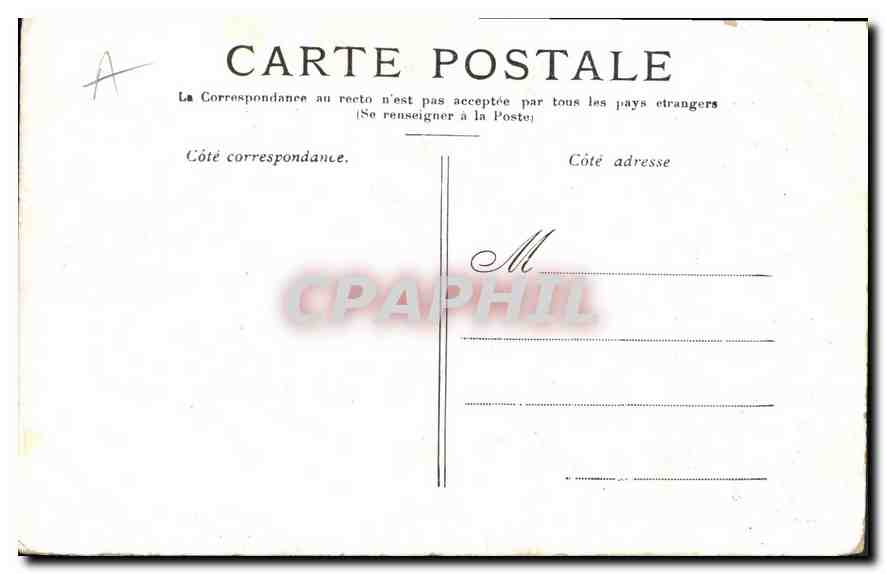 CPA Paris Notre Dame — Verso