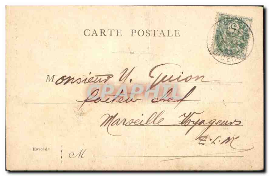 CPA Paris Le Pantheon — Rückseite
