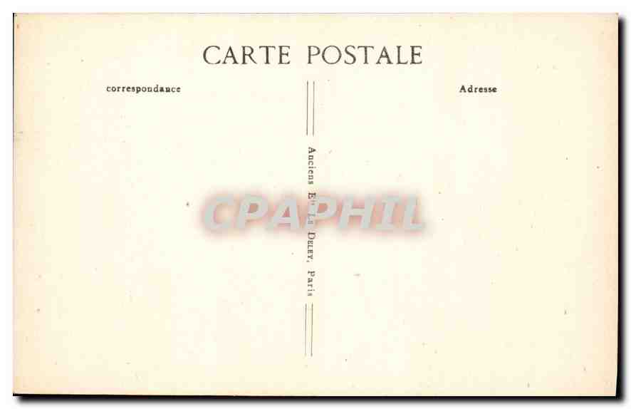 CPA Paris Ile de la Cite — Rückseite