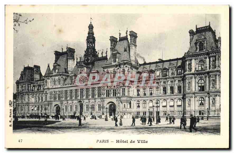 CPA Paris Hotel de Ville