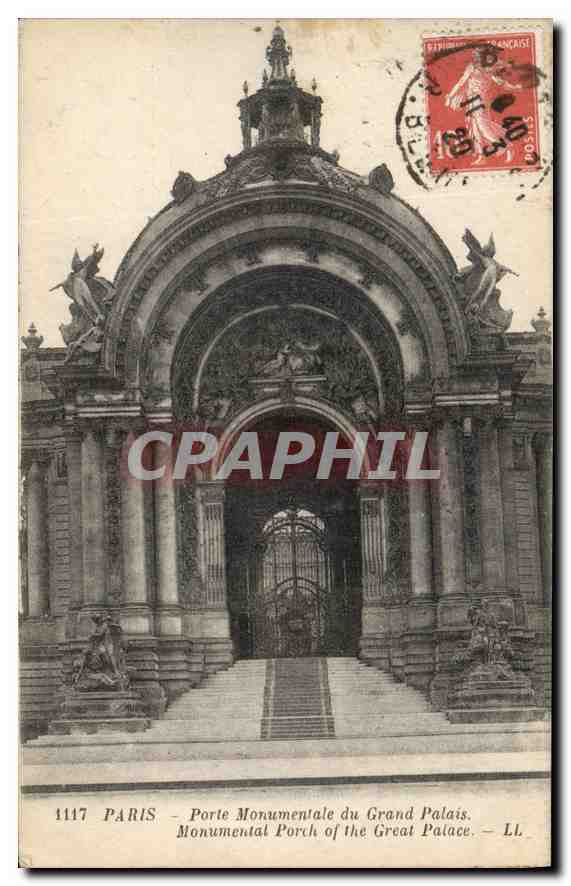 CPA Paris Porte Monumentale du Grand Palais
