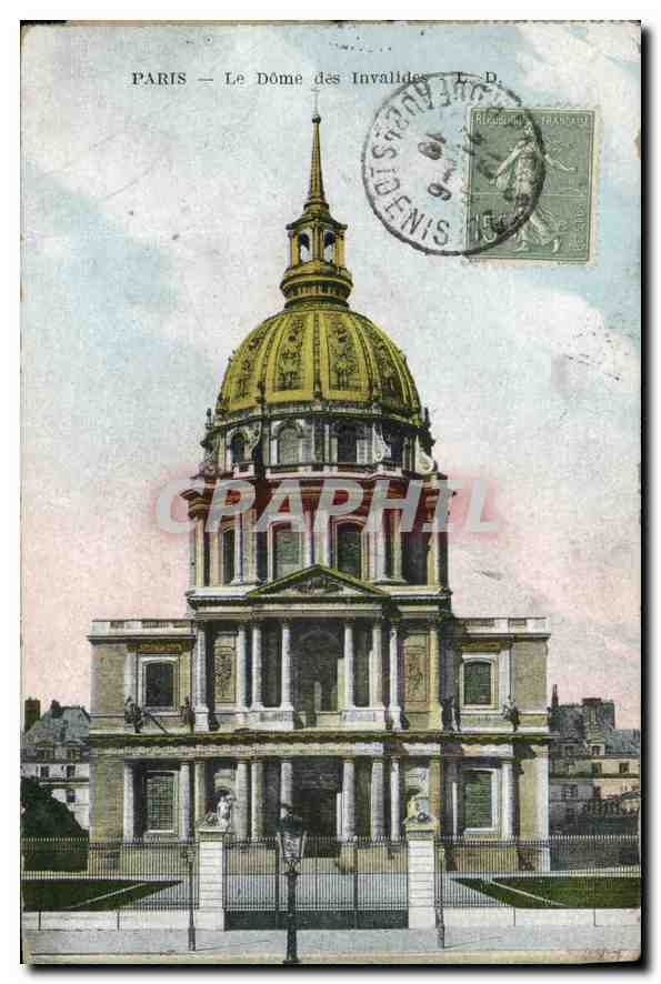 CPA Paris Le Dome des Invalides