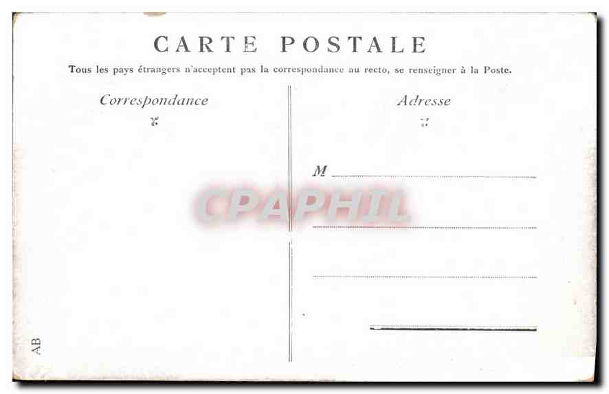 CPA Paris Buttes Chaumont le Pont — Rückseite