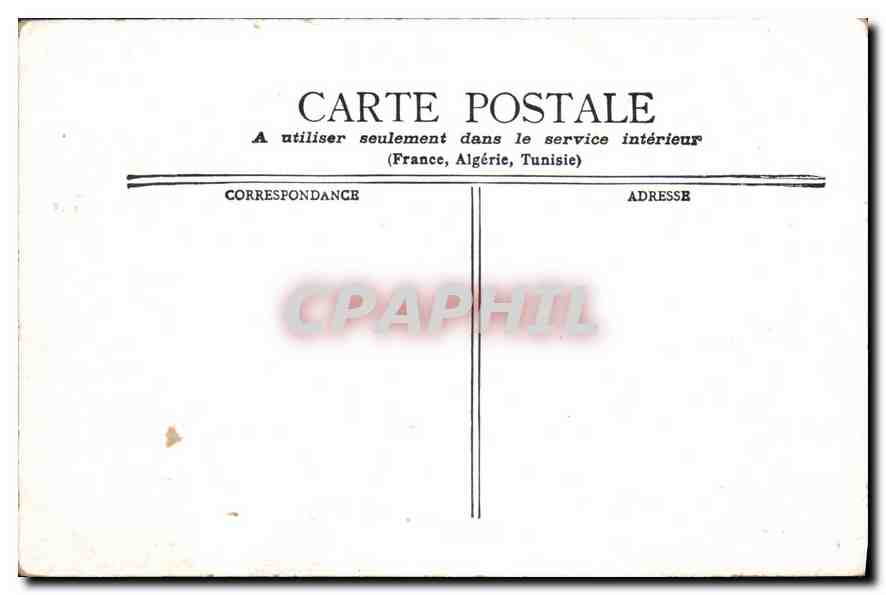 CPA Paris La Place de la Bastille et la Colonne de Juillet — Rückseite
