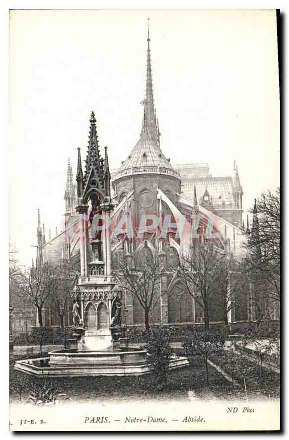 CPA Paris Notre Dame Abside