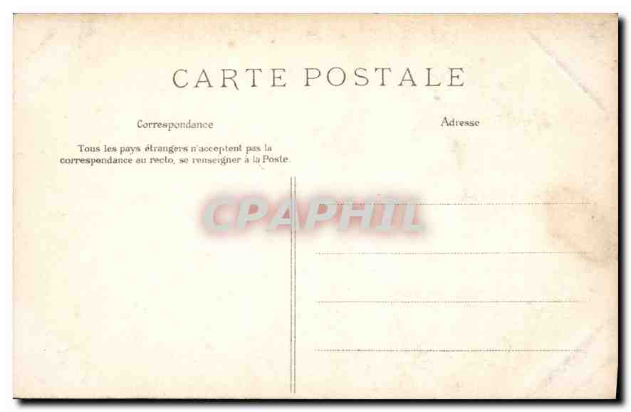 CPA Paris Chapelle Expiratoire Marie Antoinette soutenue par la religion sous les traits de Mme Elis — Rückseite