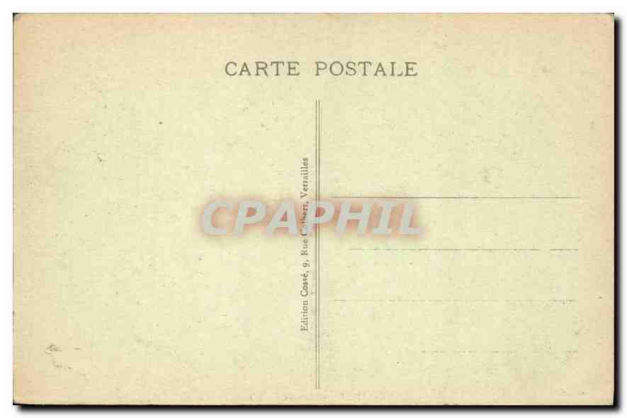 CPA Chateau de Versailles Salle du Congres — Rückseite
