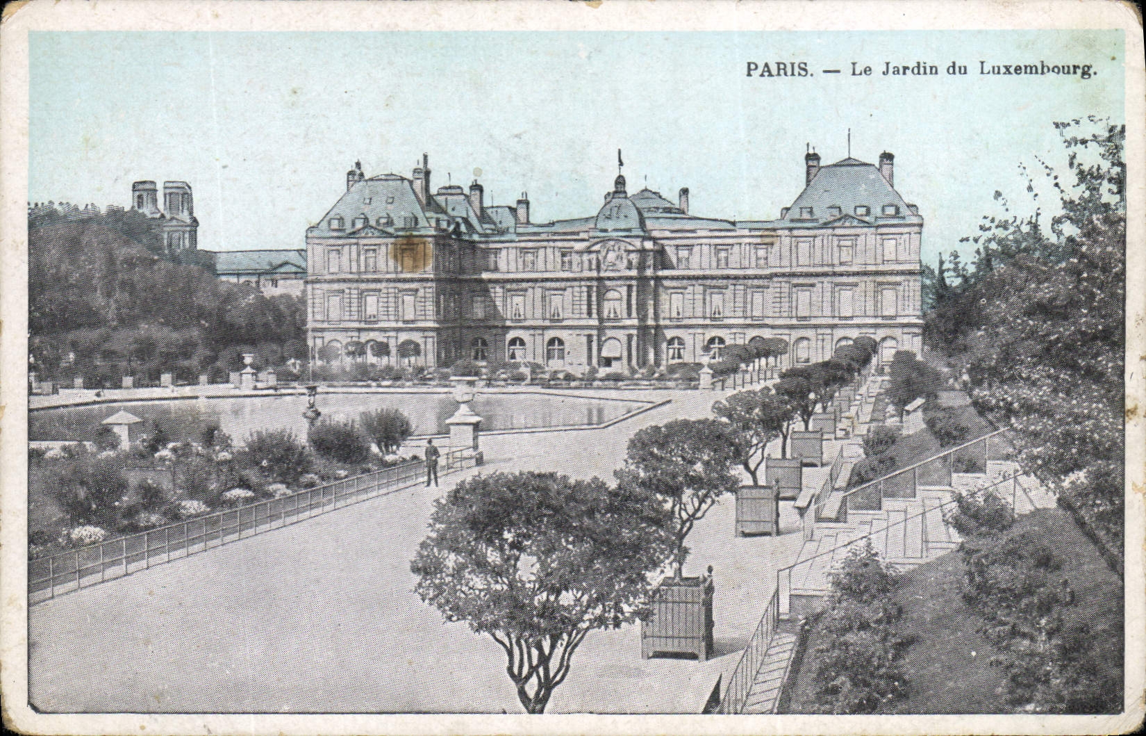 CPA Paris Le Jardin du Luxembourg