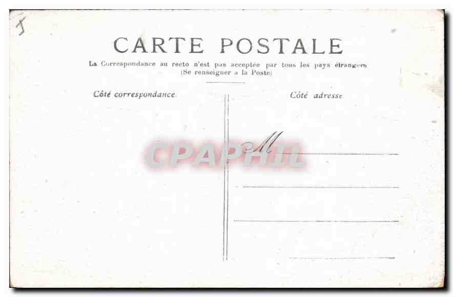 CPA Paris Le Grand Palais (Champs Elysees) — Rückseite