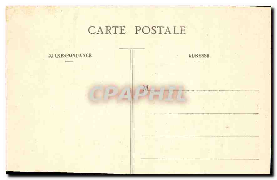 CPA Paris Eglise St Francois Xavier — Verso