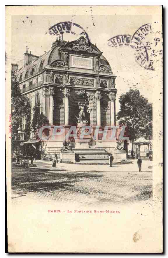 CPA Paris La Fontaine Saint Michel