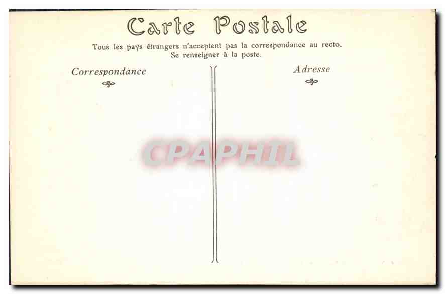 CPA Paris Notre Dame Galerie superieure du Choeur — Verso
