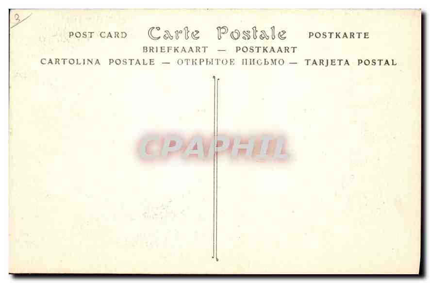 CPA Paris Vue sur Notre Dame Bateau Peniche — Verso