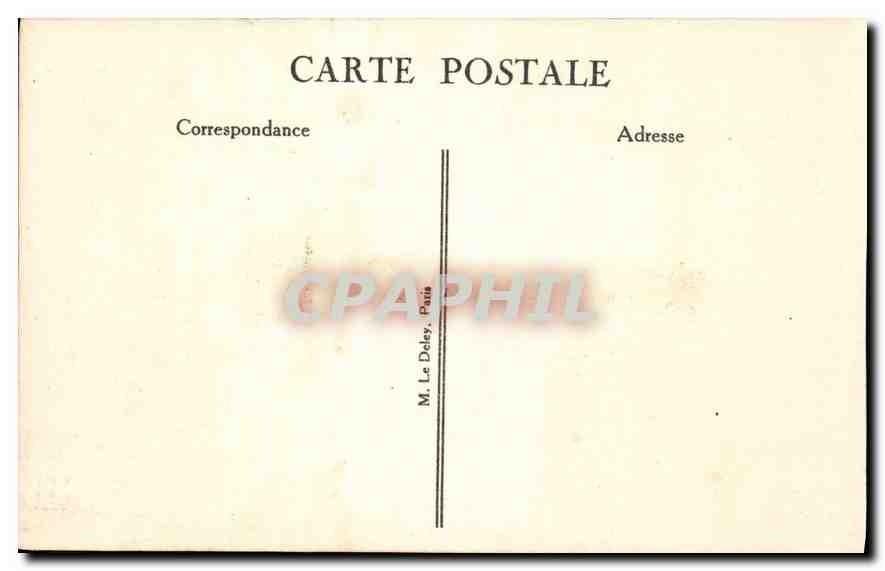 CPA Paris Le Pantheon et la Statue de Jean Jacques Rousseau — Rückseite