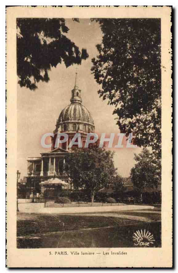 CPA Paris Ville lumiere Les Invalides