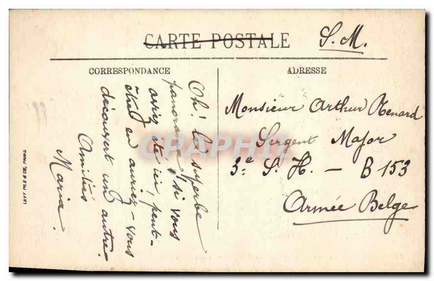 CPA Paris Vue sur la Seine prise du Pavillon de Flore — Rückseite