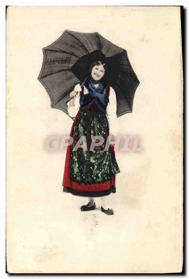 CPA Folklore Alsacienne Folklore