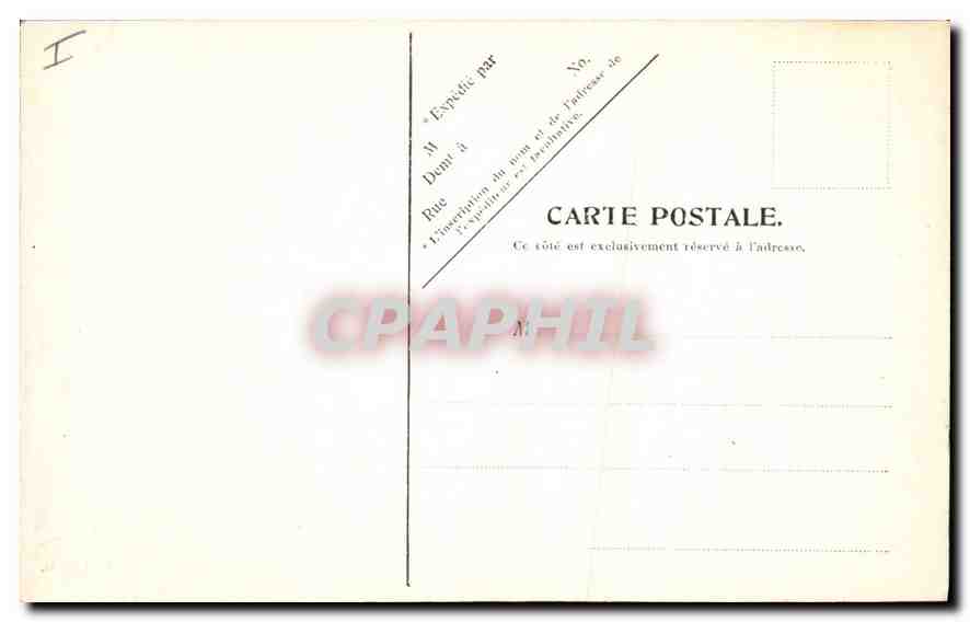 CPA Lyon Fontaine Bartholdi — Verso