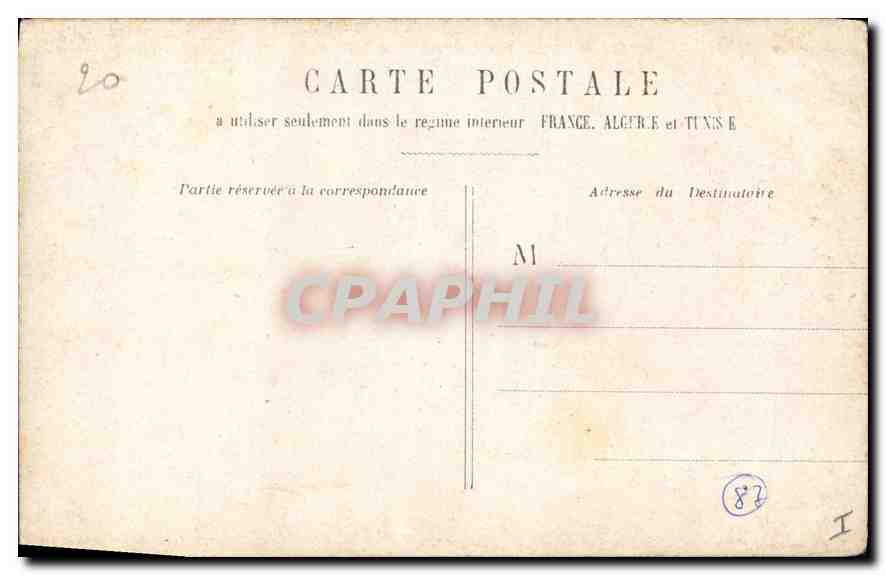 CPA Lyon Palais Saint Flerre Musee — Verso
