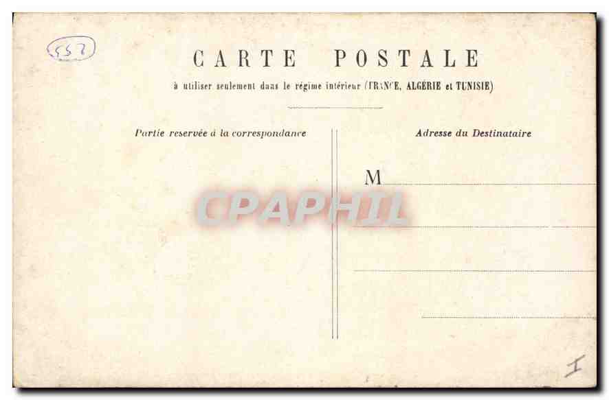 CPA Lyon Hotel de Ville — Verso