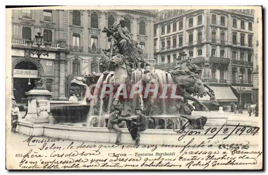 CPA Lyon Fontaine Bartholdi