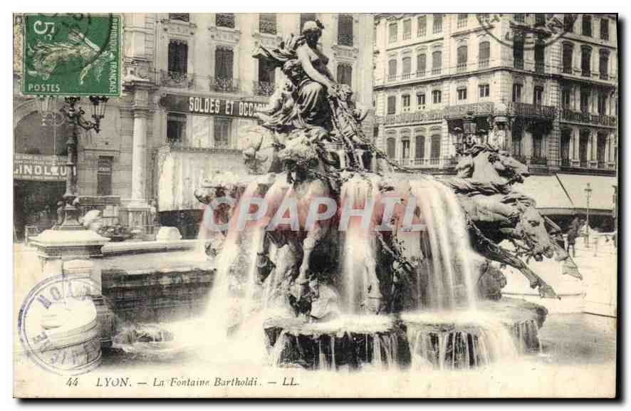 CPA Lyon La Fontaine Bartholdi