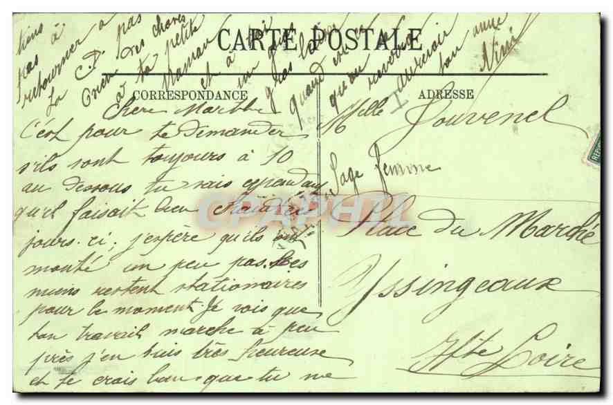CPA Paris (IXe) L'Opera — Rückseite