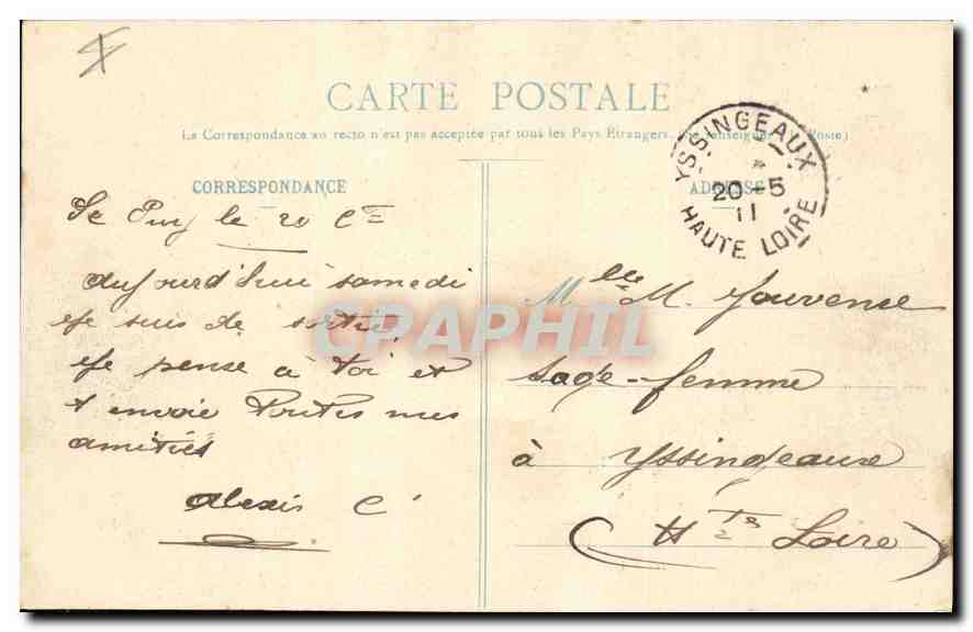 CPA Paris Le Palais du Luxembourg — Rückseite