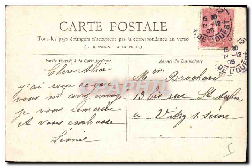 CPA Paris Petit Journal Notre Dame — Rückseite