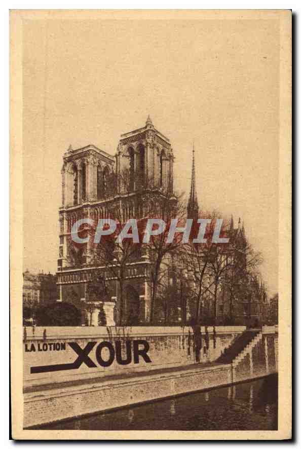 CPA La Lotion Xour Paris Notre Dame