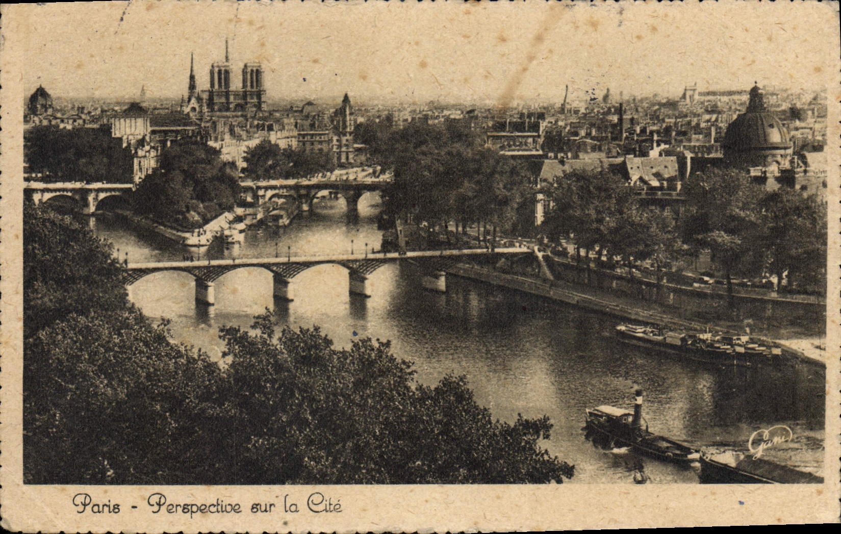 Paris — Perspektive auf die Cité — Verlag Garnier