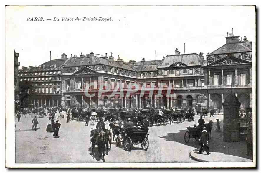 CPA Paris La Place du Palais Royal